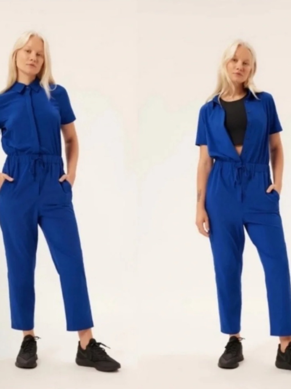 Girlfriend Collective Varsity Stretch Jumpsuit